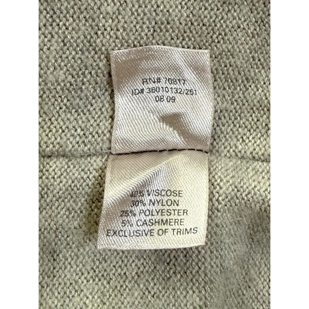 Victoria's Secret Luxury Cashmere Blend Cardigan Sz M/L Soft Cozy Minimalist